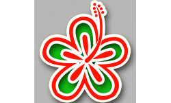 Repère fleur 22 - 10cm - Autocollant(sticker)