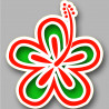 Repère fleur 22 - 5cm - Autocollant(sticker)