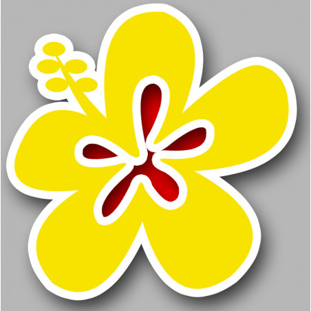 Repère fleur 18 - 15cm - Autocollant(sticker)