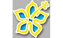 Repère fleur 13 - 5cm - Autocollant(sticker)