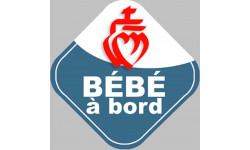 bébé à bord vendéen - 10cm - Autocollant(sticker)