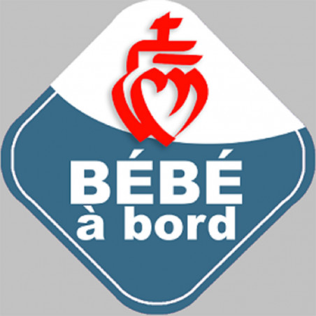 bébé à bord vendéen - 10cm - Autocollant(sticker)