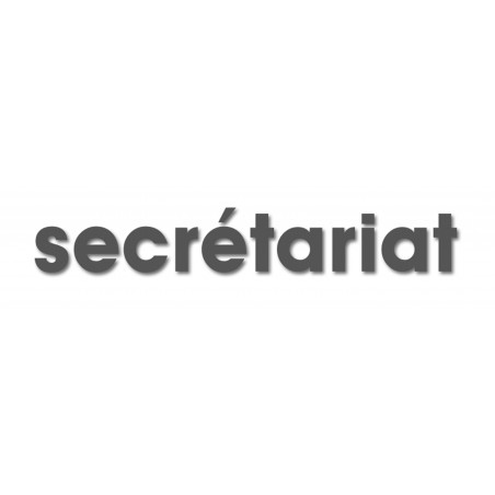 Autocollant (sticker): secretariat