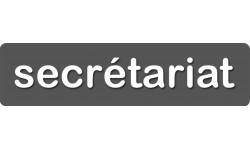 Autocollant (sticker): secretariat