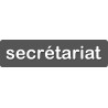 Autocollant (sticker): secretariat