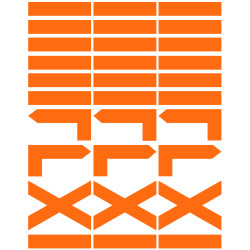 Petites Balises circuits de randonnées équestres - 30 pièces - Stic