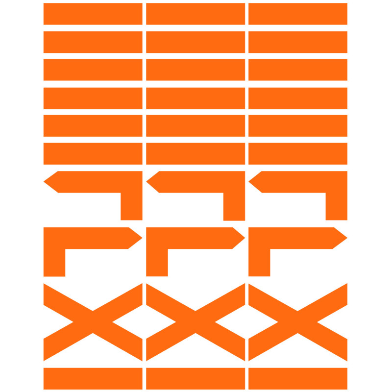 Petites Balises circuits de randonnées équestres - 30 pièces - Stic