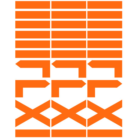 Petites Balises circuits de randonnées équestres - 30 pièces - Stic