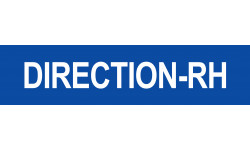 DIRECTION RH bleu - 29x7cm - Autocollant(sticker)