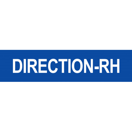 DIRECTION RH bleu - 29x7cm - Autocollant(sticker)