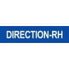 DIRECTION RH bleu - 29x7cm - Autocollant(sticker)