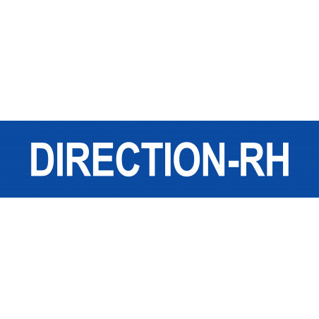 DIRECTION RH bleu - 15x3,5cm - Autocollant(sticker)