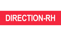 DIRECTION RH rouge - 15x3,5cm - Autocollant(sticker)