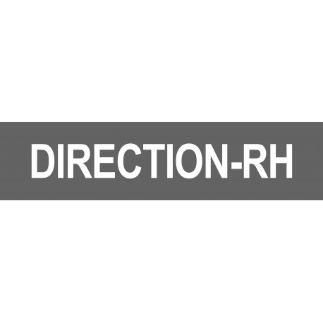 DIRECTION RH gris - 15x3,5cm - Autocollant(sticker)