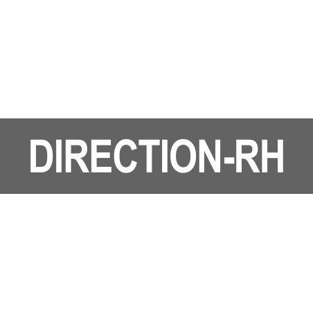DIRECTION RH gris - 29x7cm - Sticker/autocollant