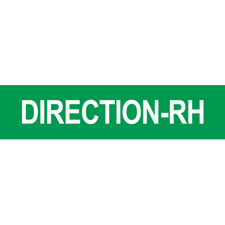 DIRECTION RH vert - 15x3,5cm - Autocollant(sticker)