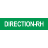 DIRECTION RH vert - 15x3,5cm - Autocollant(sticker)