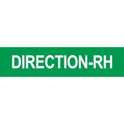 DIRECTION RH vert - 29x7cm - Sticker/autocollant