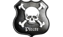 Crâne Pirate (15x15cm) - Autocollant(sticker)