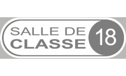 Autocollant (sticker): signaletique salle de classe