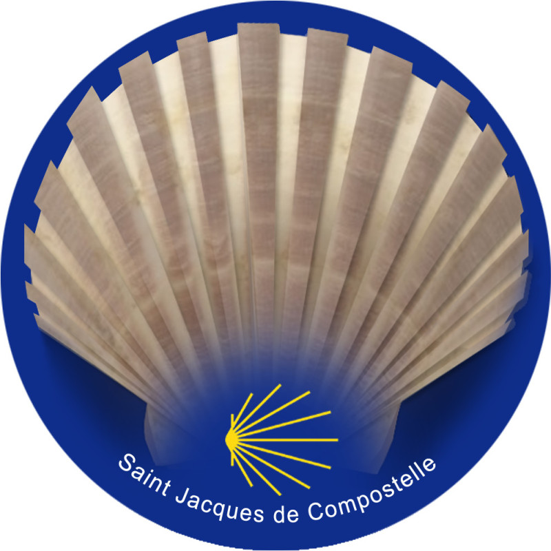 Saint-Jacques-de-Compostelle - 10cm - Sticker/autocollant
