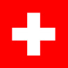 Drapeau Suisse : 13x13cm - Sticker/autocollant