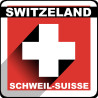 Switzeland - 10cm - Sticker/autocollant