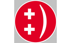 humour suisse - 10cm - Autocollant(sticker)