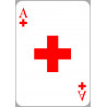  la carte de la Suisse - 5,x3,5cm - Autocollant(sticker)