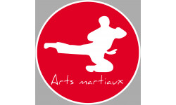 Arts martiaux - 20cm - Autocollant(sticker)