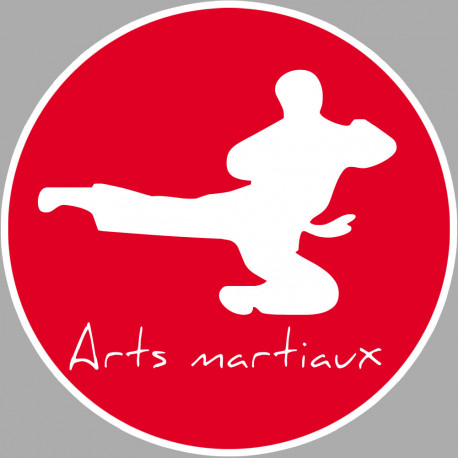 Arts martiaux - 20cm - Autocollant(sticker)