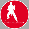 Arts martiaux 4 - 20cm - Autocollant(sticker)