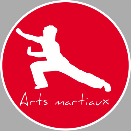 Arts martiaux série 3 - 20cm - Autocollant(sticker)