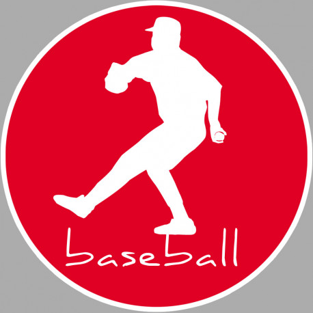 Baseball - 5cm - Autocollant(sticker)