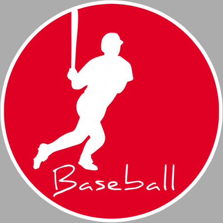 Baseball 2 - 10cm - Autocollant(sticker)