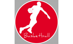 Basketball - 10cm - Autocollant(sticker)