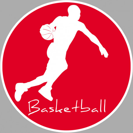 Basketball - 10cm - Autocollant(sticker)