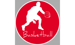 Basketball dribble - 10cm - Autocollant(sticker)