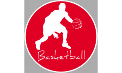 Basketball dribble - 15cm - Autocollant(sticker)