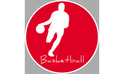 Basketball silhouette - 10cm - Autocollant(sticker)
