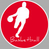 Basketball silhouette - 10cm - Autocollant(sticker)