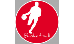 Basketball silhouette - 20cm - Autocollant(sticker)