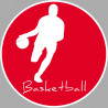 Basketball silhouette - 20cm - Autocollant(sticker)