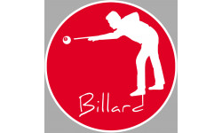 Billard - 15cm - Autocollant(sticker)