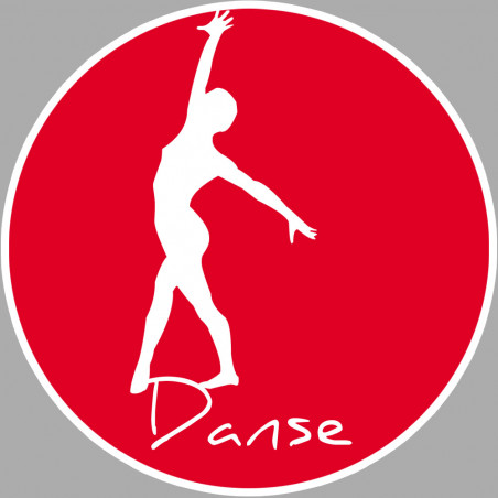Danse classique - 5cm - Autocollant(sticker)