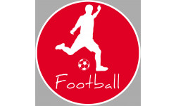 Football tir - 5cm - Autocollant(sticker)