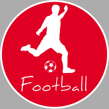 Football tir - 10cm - Autocollant(sticker)