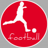 Football - 10cm - Autocollant(sticker)