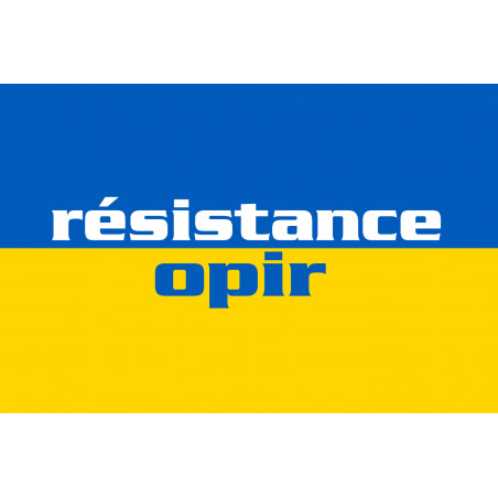 Ukraine résistance opir - 5cm - Autocollant(sticker)