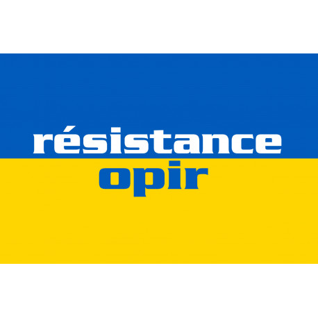 Ukraine résistance opir - 10cm - Autocollant(sticker)